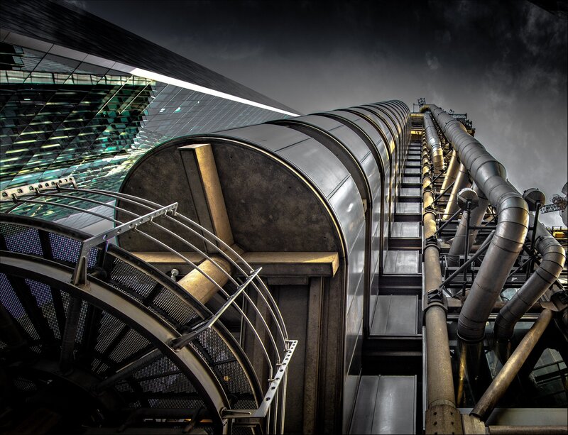 Lloyd's Building Exterior — Black