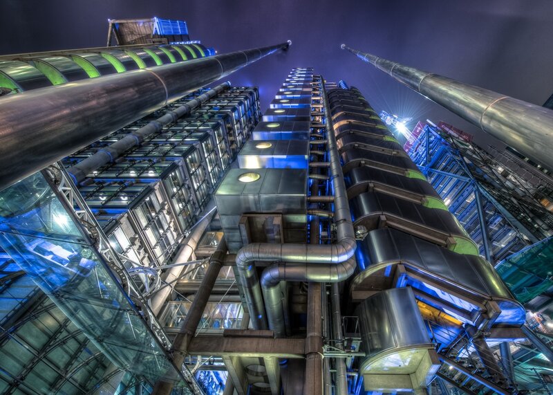 Lloyd's Building Exterior — Blue