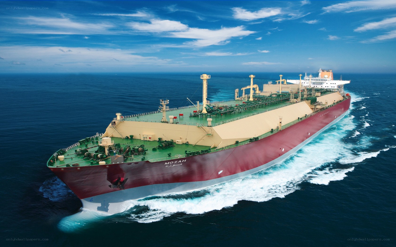 LNG carrier at sea
