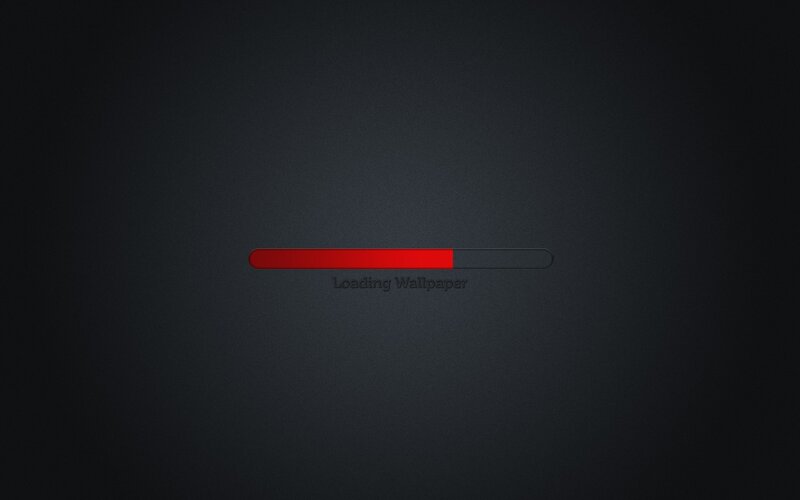 Loading Bar on Dark Background