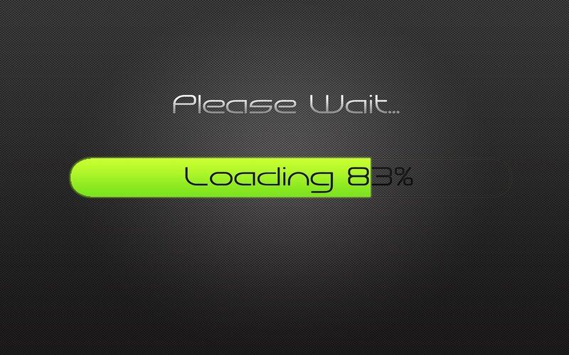 Loading Bar on Screen — Black, Neutral