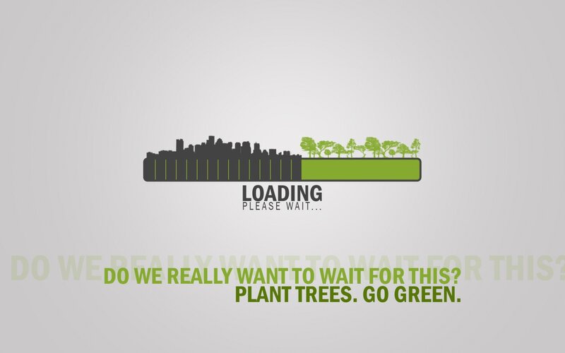 Loading Bar with Trees