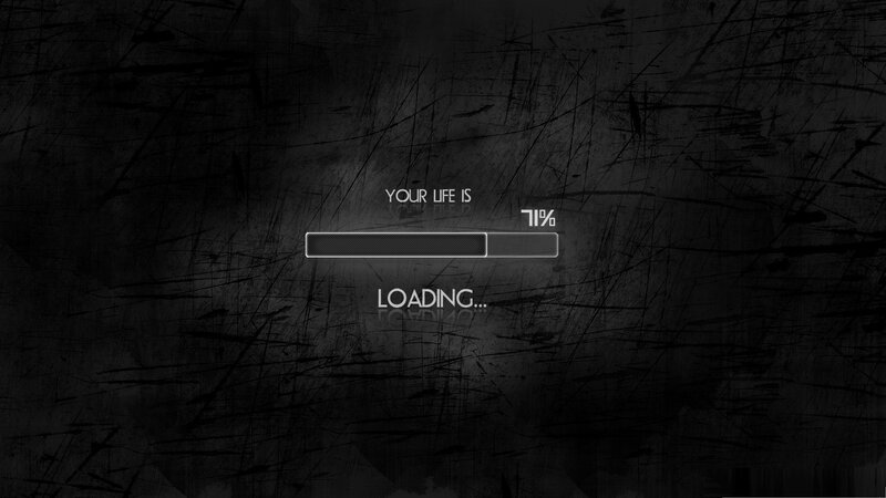 Loading Screen — Black, Dark