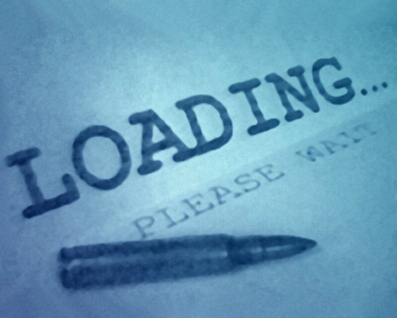 Loading screen with bullet