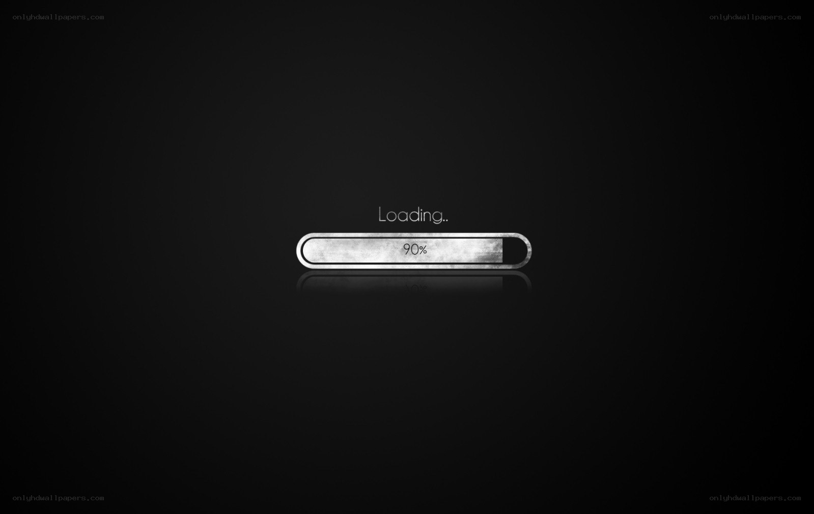Loading screen with progress bar