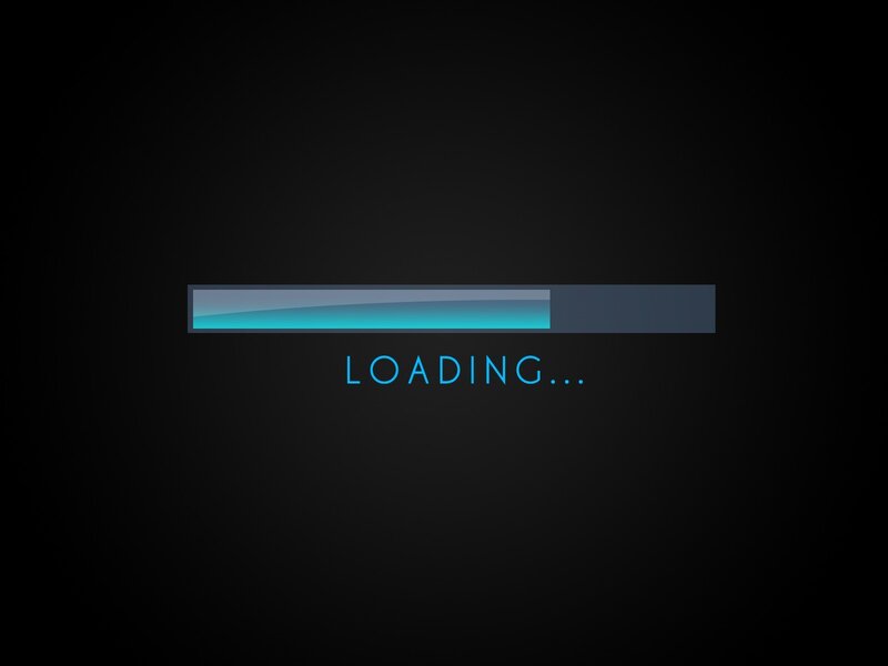 loading screen with progress bar