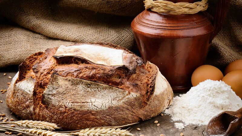 Loaf of Artisan Bread — Brown
