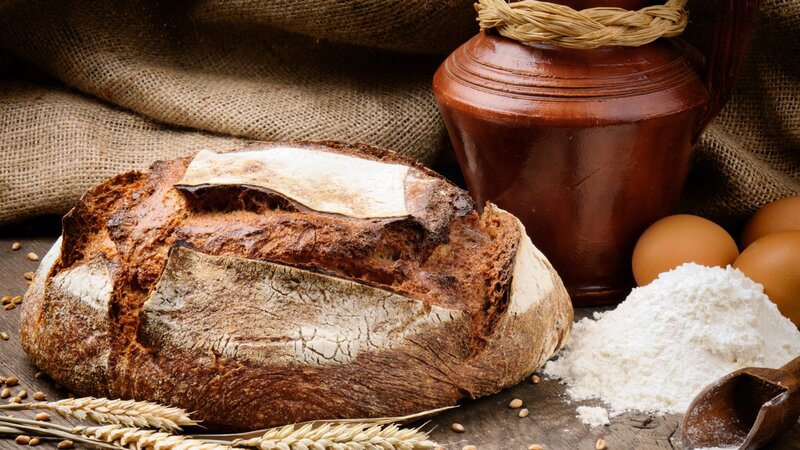 Loaf of Sourdough Bread — Brown