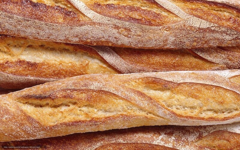 Loaves of Baguette Bread