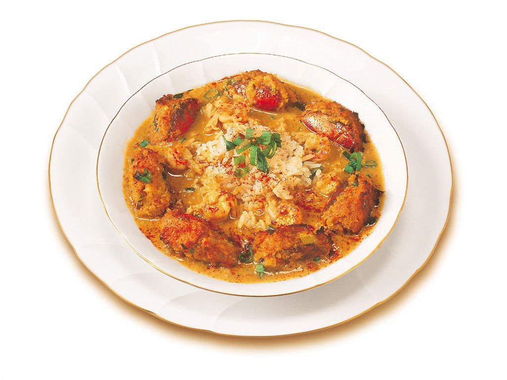 Lobster stew with rice