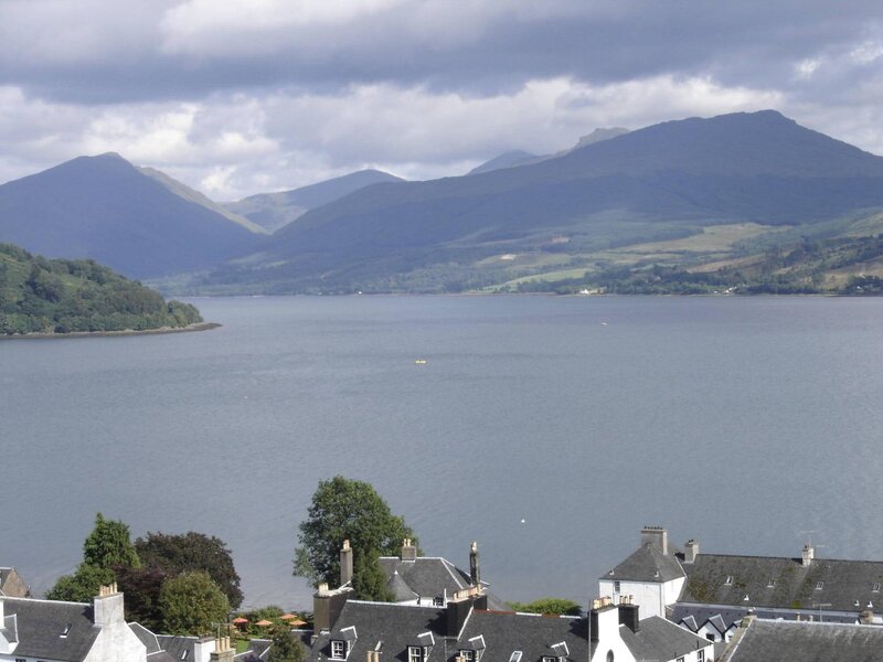 Loch Ness and surrounding hills
