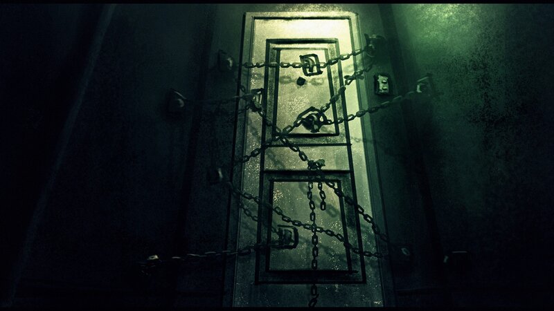 Locked Metal Door