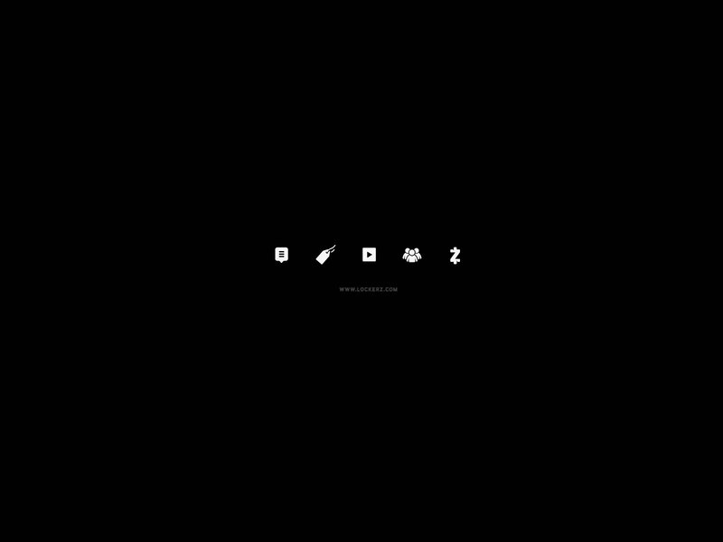 Lockerz logo and icons