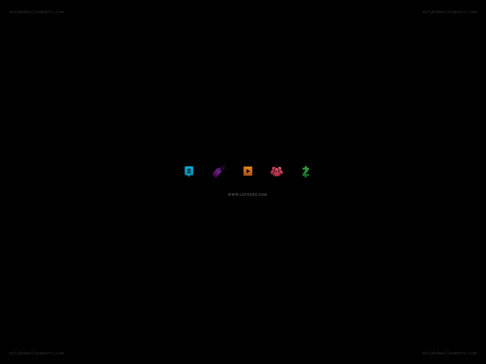 Lockerz logo and icons