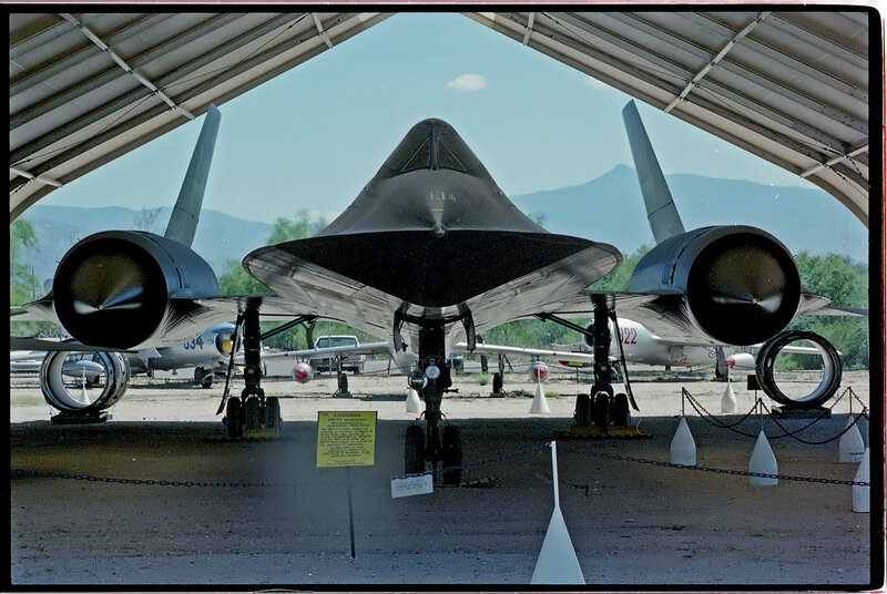 Lockheed SR-71 Blackbird on display