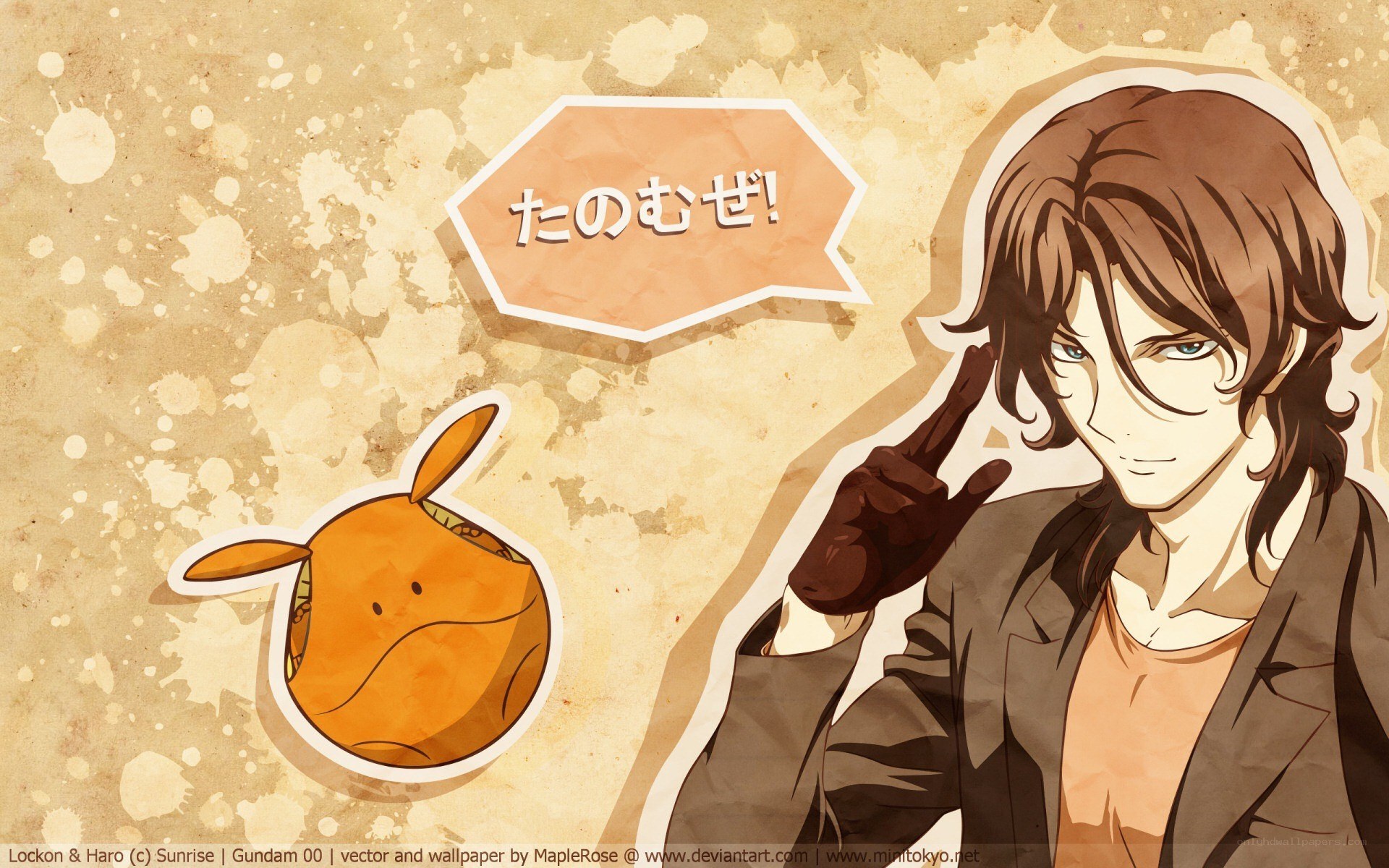 Lockon and Haro character art