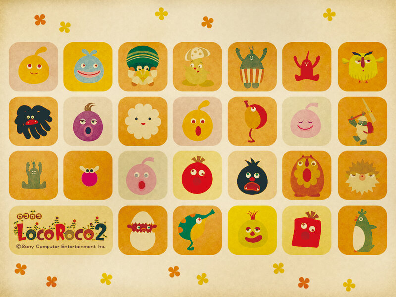 Loco Roco 2 character collection