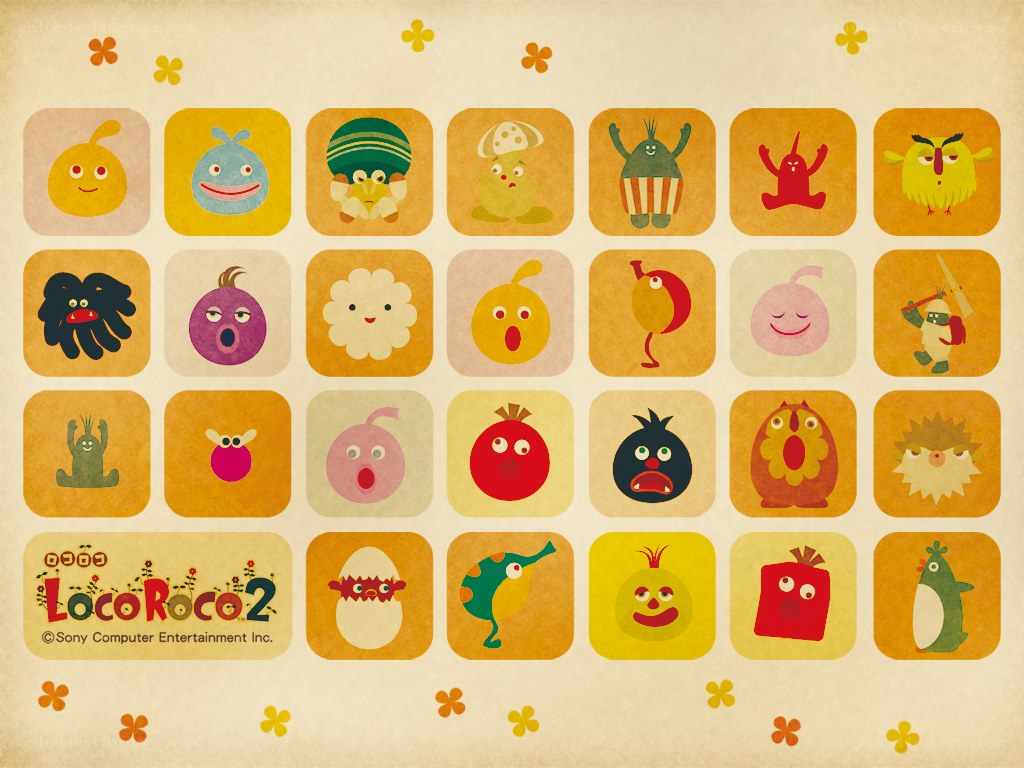 Loco Roco 2 character collection
