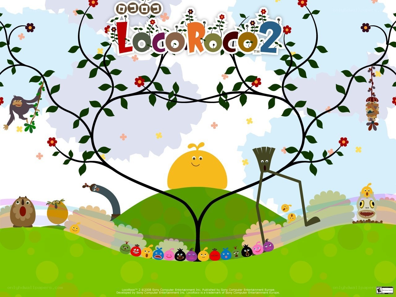 LocoRoco 2 game art