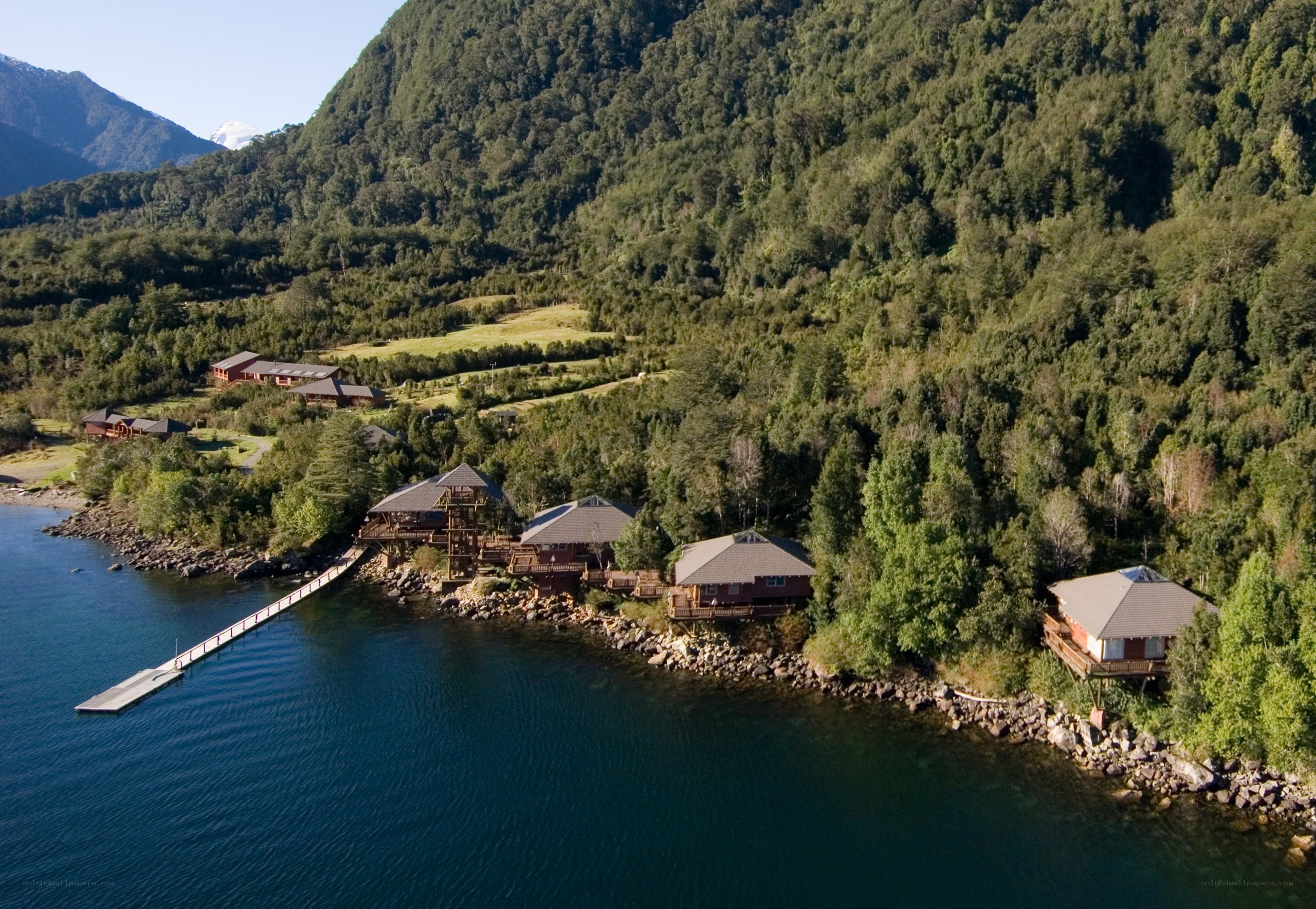 Lodge by the lake
