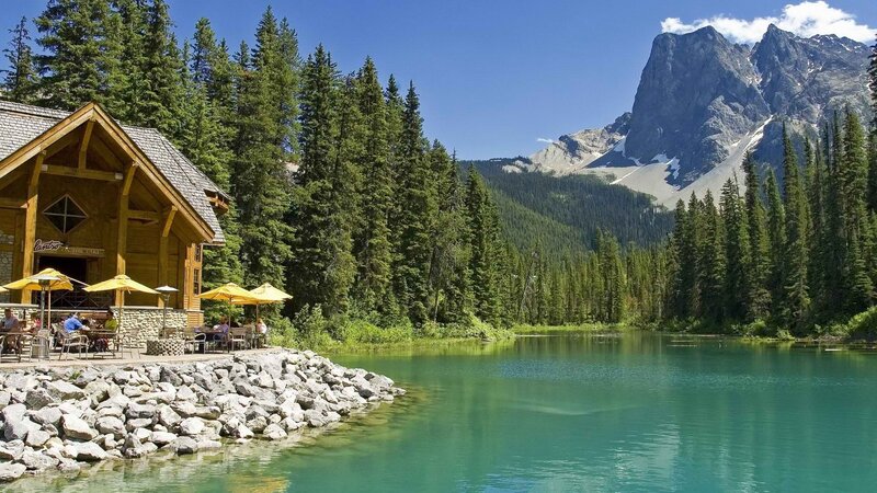 Lodge by Turquoise Lake