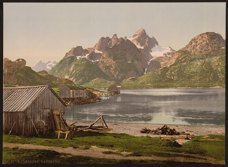 Lofoten fishing village