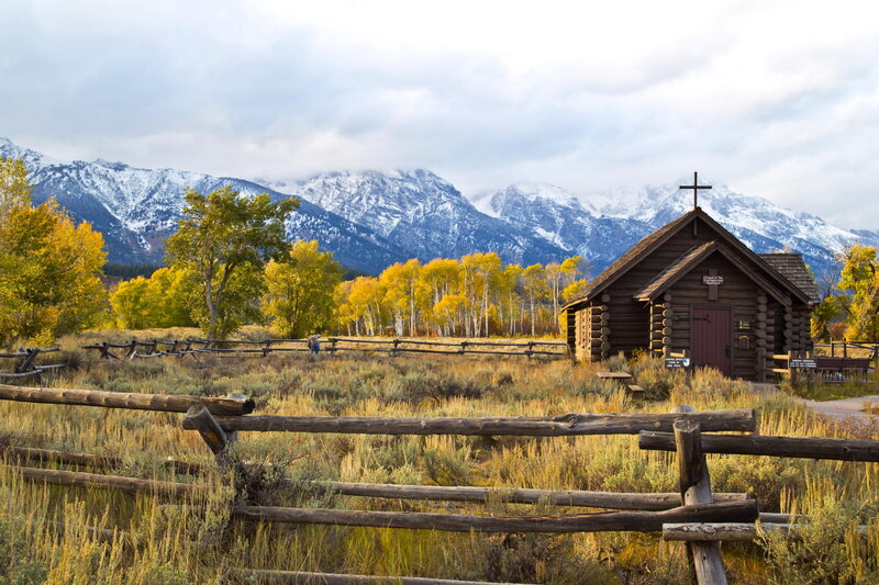Log Cabin Church — Brown