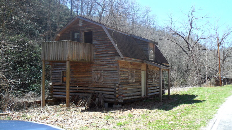 Log Cabin in Woods