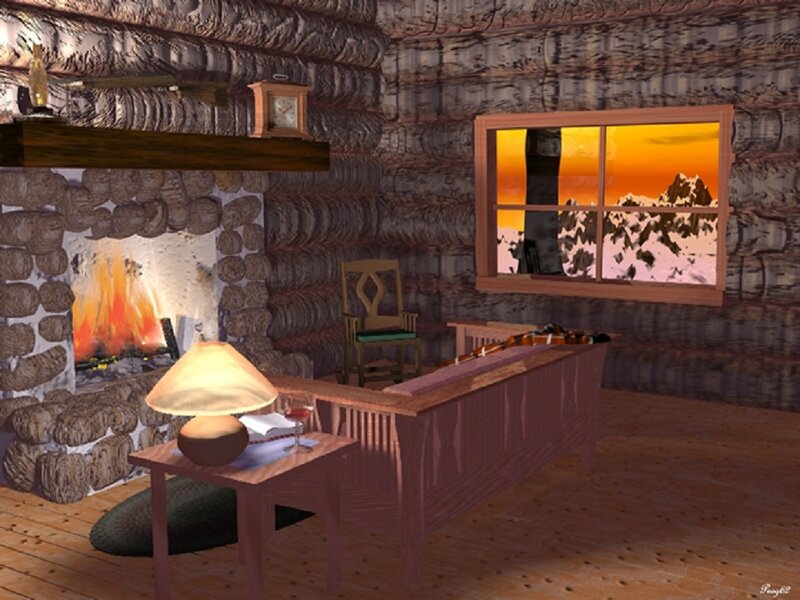 Log Cabin Interior