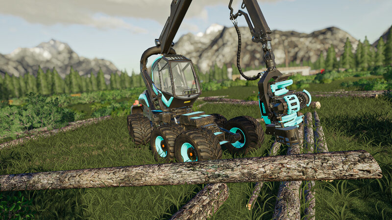 Logging Machine in Field