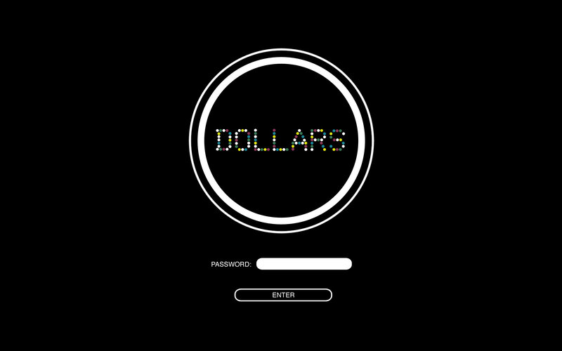 Login Screen with Text