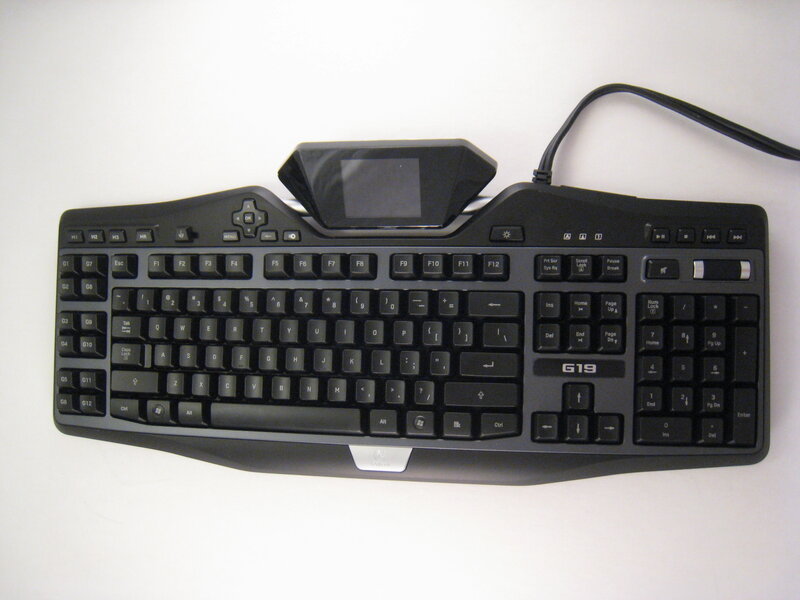Logitech G19 keyboard with display
