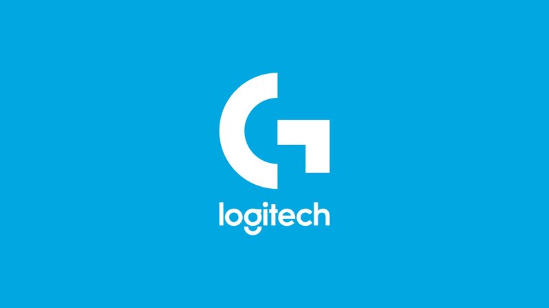 Logitech Logo — Blue, Clean, Modern