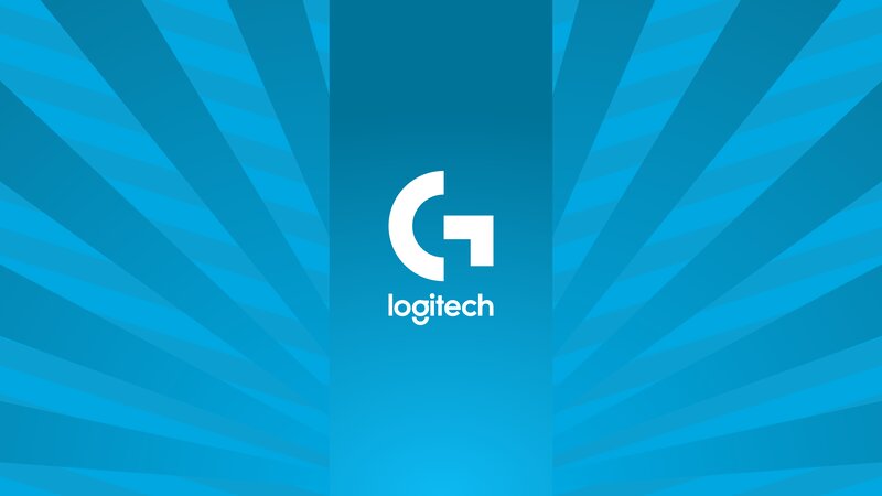 Logitech Logo — Blue