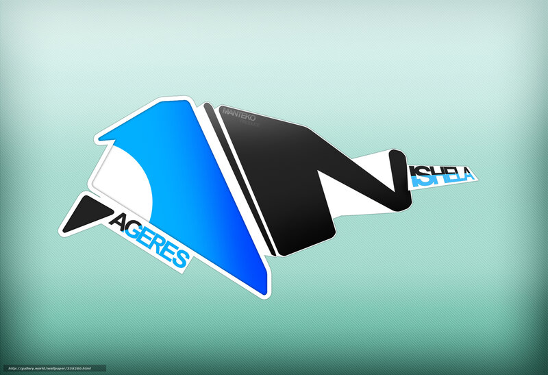 Logo Design with Text — Blue