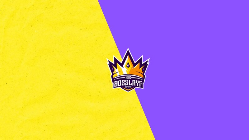 Logo on a Split Background