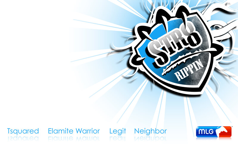Logo on Blue Background — Dynamic