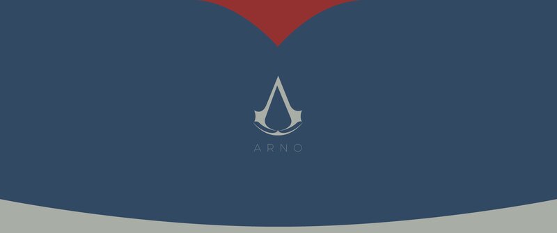 Logo on Blue Background — Minimalist