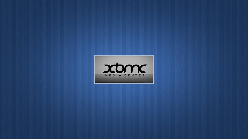 Logo on Blue Background