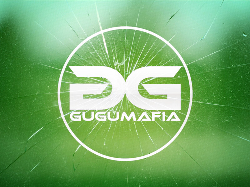 Logo on Cracked Surface