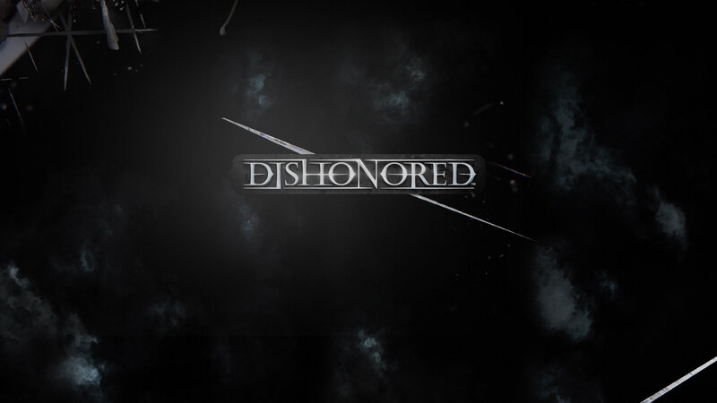 Logo on Dark Background — Black, Dark, Dramatic