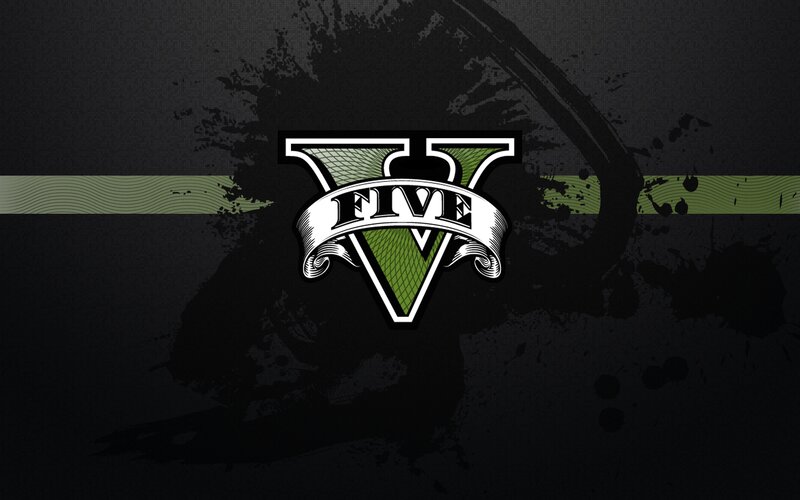 Logo on Dark Background — Black, Digital Art