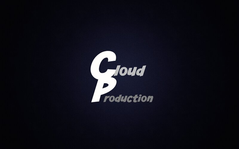 Logo on Dark Background — Black, Minimalist, Text