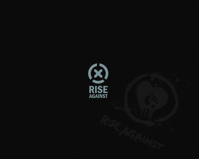 Logo on Dark Background — Black, Serious