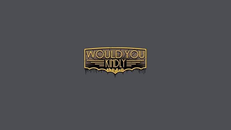 Logo on Gray Background — Dramatic