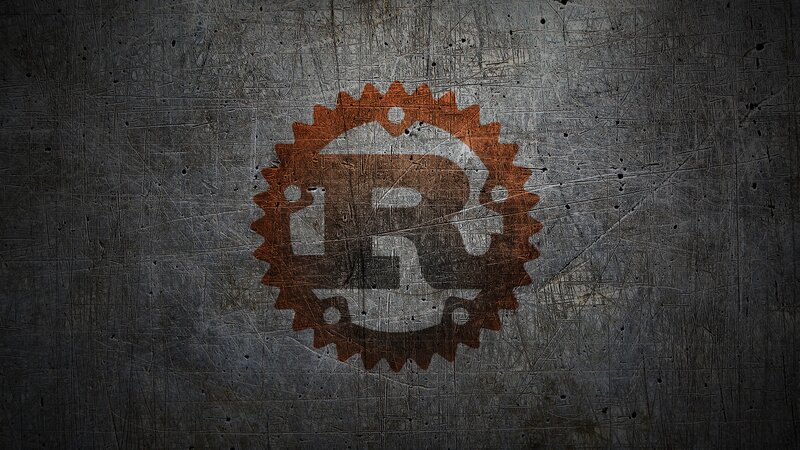 Logo on Metal Surface — Gray
