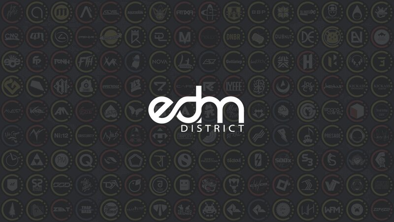 Logo on Patterned Background