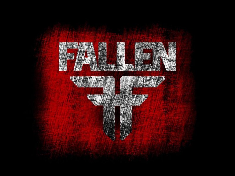 Logo on Red Background