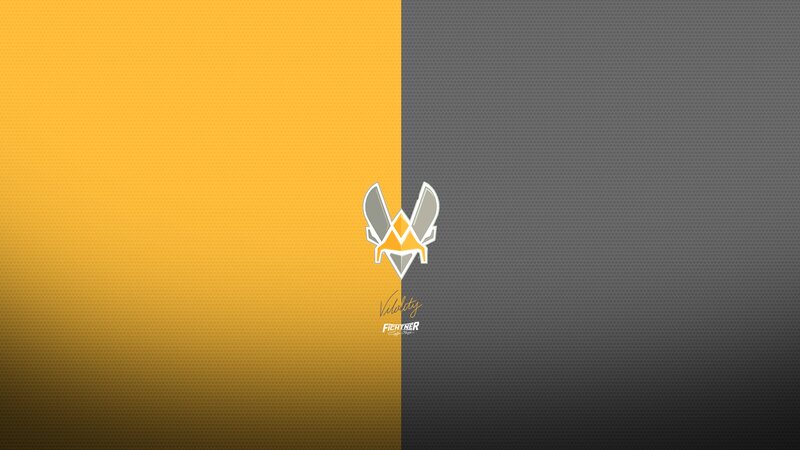 Logo on Split Background — Yellow, Minimalist