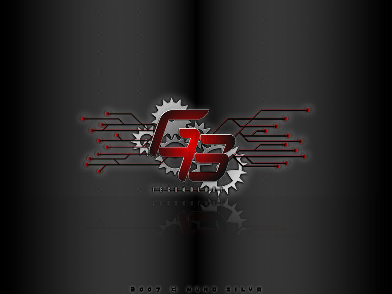 Logo with Gears and Circuits